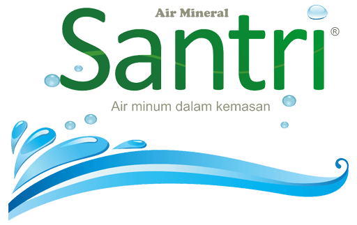Logo Air Mineral Santri